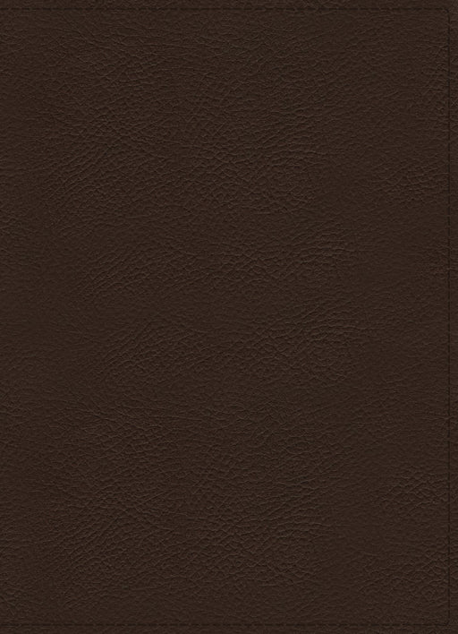 NKJV Wiersbe Study Bible (Comfort Print)-Rich Brown Genuine Leather Indexed (Feb 2019)