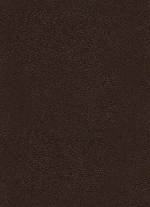 NKJV Wiersbe Study Bible (Comfort Print)-Rich Brown Genuine Leather Indexed (Feb 2019)