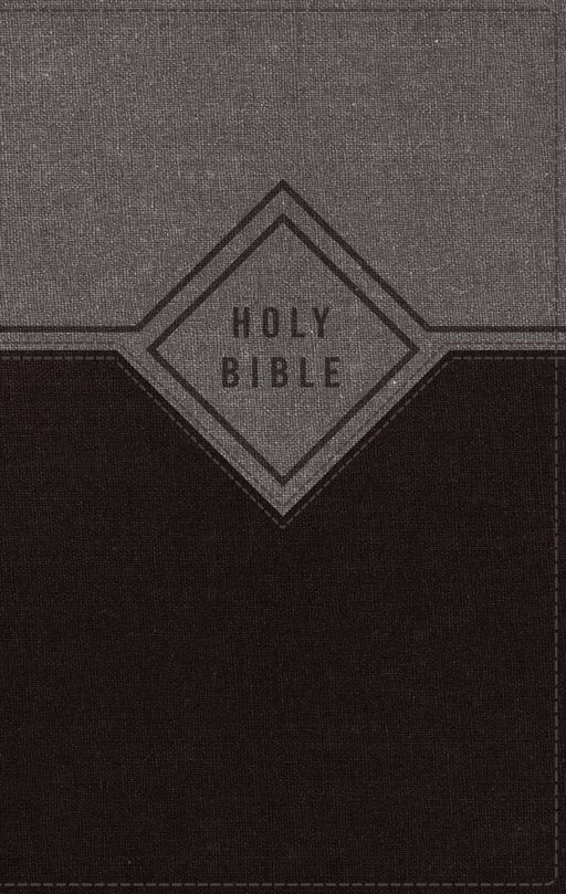 NIV Premium Gift Bible (Comfort Print)-Black/Gray Leathersoft Indexed (Mar 2019)