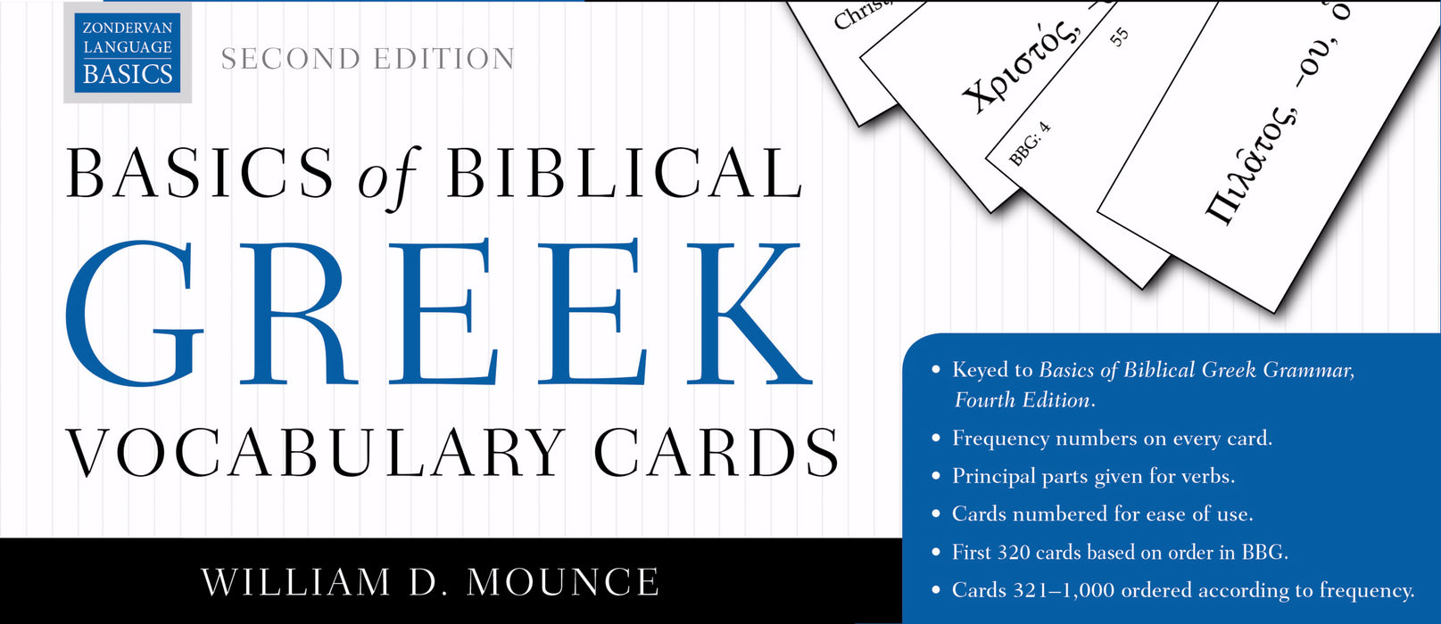Basics Of Biblical Greek Vocabulary Cards (2nd Edition) (Feb 2019)
