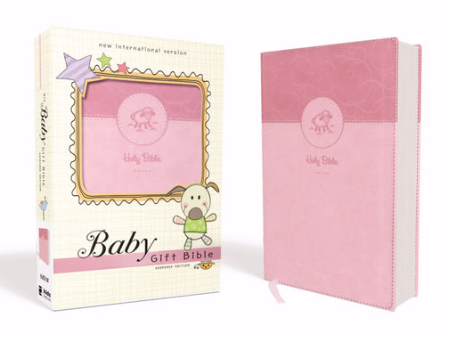 NIV Baby Gift Bible (Comfort Print)-Pink Leathersoft (Apr 2019)
