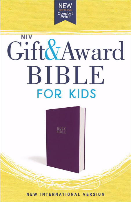 NIV Gift & Award Bible For Kids (Comfort Print)-Purple Flexcover (Mar 2019)