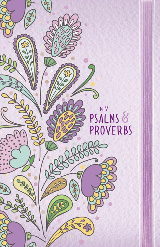 NIV Psalms And Proverbs-Purple Hardcover (Mar 2019)