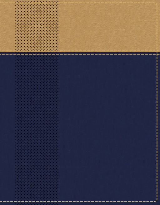 NIV Starting Place Study Bible (Comfort Print)-Navy/Tan Leathersoft Indexed (Feb 2019)