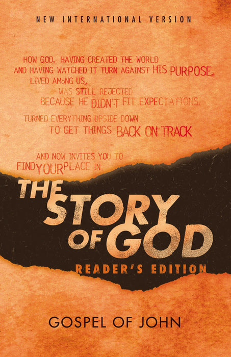 NIV The Story Of God Bible: Gospel Of John (Reader's Edition)-Softcover (Feb 2019)