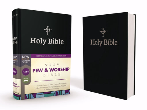 NRSV Pew & Worship Bible (Comfort Print)-Black Hardcover (Apr 2019)