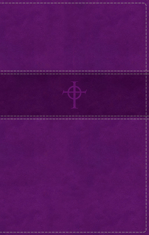 NRSV Thinline Bible/Large Print (Comfort Print)-Purple Leathersoft (Apr 2019)