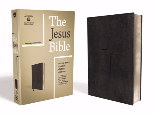 ESV The Jesus Bible-Black Leathersoft (Mar 2019)