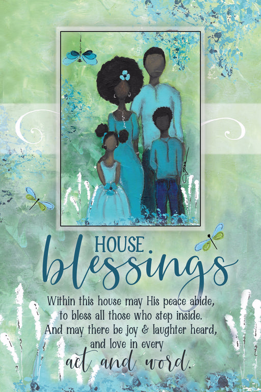 Plaque-Whispers Of The Heart-House Blessings (6 x 9)
