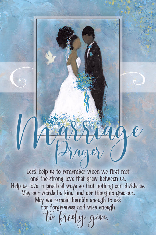 Plaque-Whispers Of The Heart-Marriage Prayer (6 x 9)