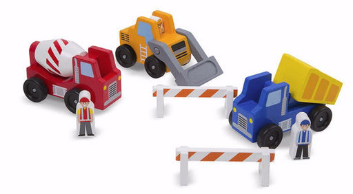 Toy-Construction Vehicle Set (8 Pieces) (Ages 2+)