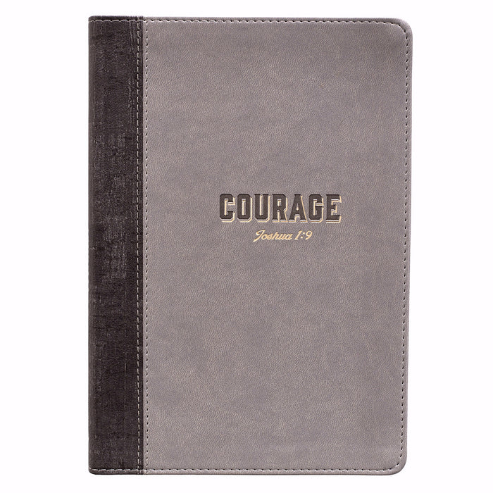 Journal-Thinline LuxLeather-Courage-Gray