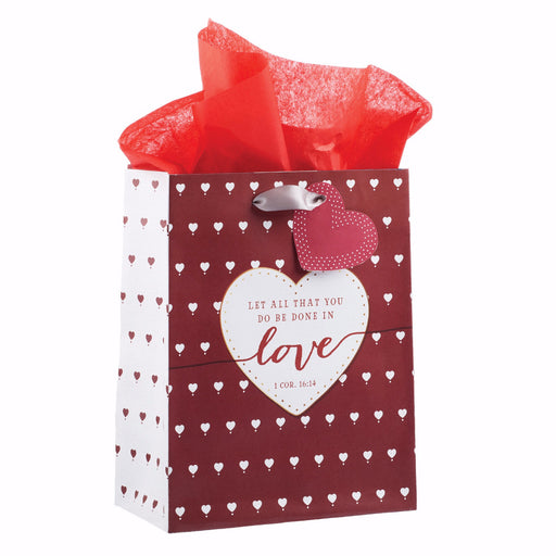 Gift Bag-Love w/Tag & Tissue-Medium