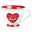 Mug-Let All That You Do/Heart-Red Interior w/Gift Box (13 Oz) (Nov)