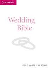 KJV Wedding Bible-White Imitation Leather