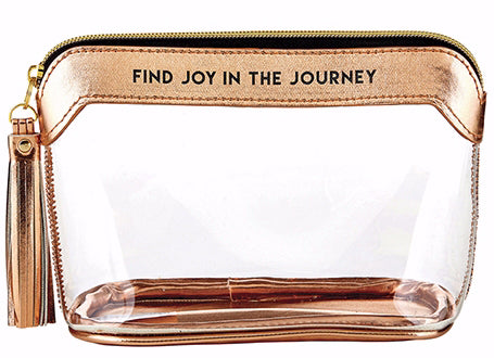 Clear Travel Pouch-Find Joy In The Journey (6.25" x  4.75")