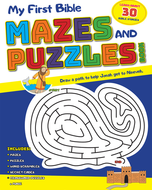 My First Bible Mazes And Puzzles Book (Feb 2019)