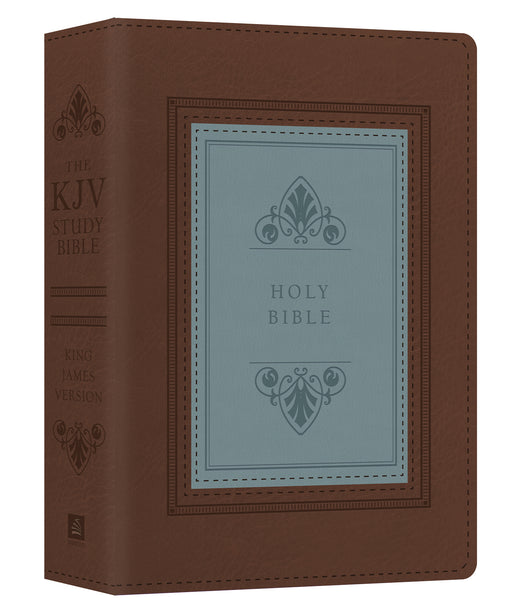 KJV Study Bible/Large Print-Teal Inlay DiCarta Indexed (Feb 2019)