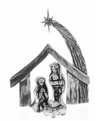 Nativity Set-Mini 4 Piece (3.75")