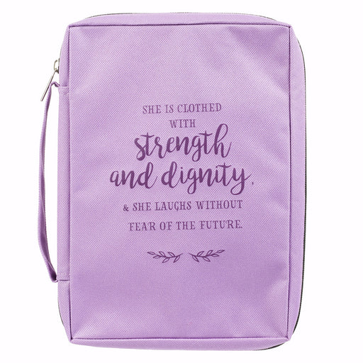 Bible Cover-Value-Strength & Dignity-Medium-Lavender (Nov)