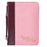 Bible Cover-Trendy LuxLeather-His Mercies-Medium-Pink/Brown (Nov)