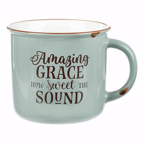 Mug-Amazing Grace-Green w/Gift Box (Nov)