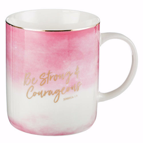Mug-Strong & Courageous w/Gift Box (14 Oz) (Nov)