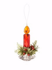 Ornament-Mistletoe Candles (Set Of 12) (Pkg-12)