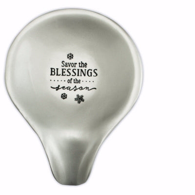 Spoon Rest-Christmas-Savor The Blessings