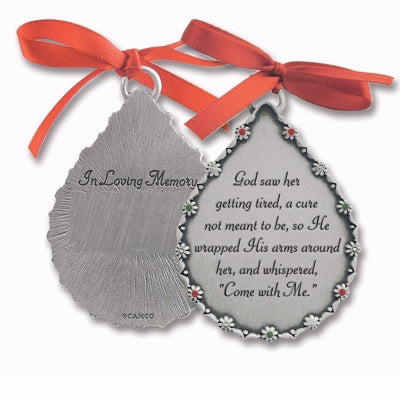 Ornament-Memorial-Tearshaped-God Saw Her