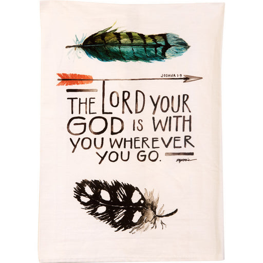 Tea Towel-The Lord Is With You (Graduate Collection) (20 x 28)
