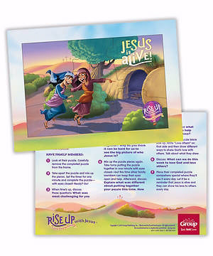 Rise Up With Jesus: Puzzle (Pack Of 10) (Dec) (Pkg-10)