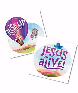 Rise Up With Jesus: Skin Decals (Pack Of 10) (Dec) (Pkg-10)