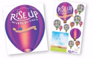Rise Up With Jesus: Giant Decorating Posters (Pack Of 3) (Dec) (Pkg-3)