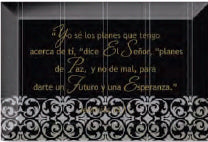 Spanish Plaque-I Know The Plans (Yo Se Los Planes) (6" x 4")