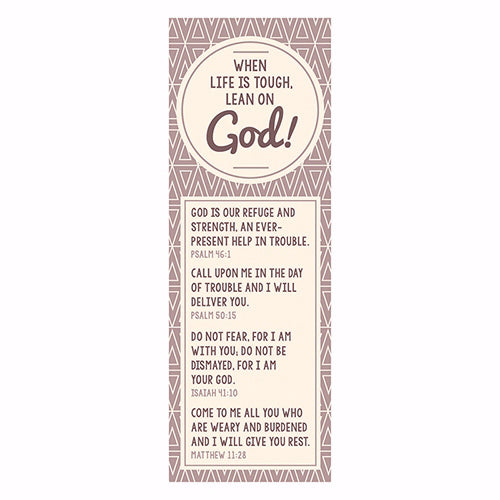 Bookmark-Bible Basics-When Life Is Tough (Pack of 10) (Pkg-10)