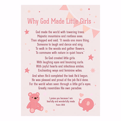 Poster-Large-Why God Made Little Girls (13.5" x 19")