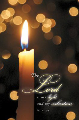Bulletin-Lord Is My Light And My Salvation (Psalm 27:1) (Pack Of 100) (Pkg-100)
