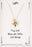 Necklace-First Communion-Gold (15") (Carded) (Jan 2019)