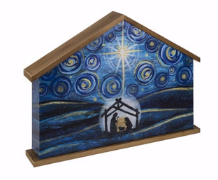 Lightup Nativity-Remember The Reason For The Season (17 1/4" x 12" x 2 1/4")