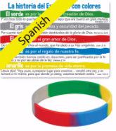 Spanish-Wordless Bracelet-Silicone w/Card