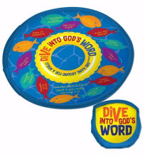 Dive Into God's Word: Life Preserver Flying Disc (9" Diameter) (Jan 2019)