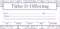 Offering Envelope-Tithe & Offering (Pack Of 100) (Pkg-100)