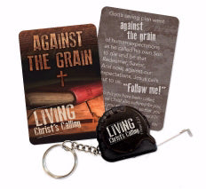 Tape Measure Key Chain-Against The Grain (Colossians 2:6 ESV)