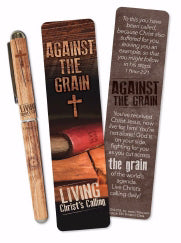 Gift Set-Against The Grain Pen & Bookmark (1 Peter 2:21 KJV)