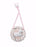 Crib Medal-Baptized In Christ-Pink (3.5" Dia)