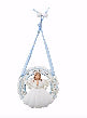 Crib Medal-My Guardian Angel-Blue (3.5" Dia)