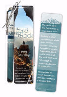 Gift Set-Dad-The Lord Is My Rock Pen & Bookmark (Psalm 18:2 KJV)