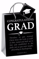 Gift Bag-Congratulations, Grad (Colossians 2:6-7 ESV)