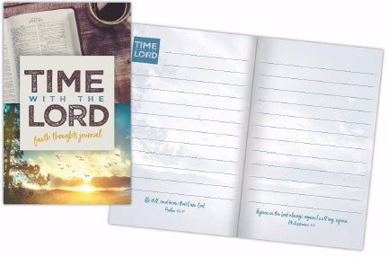 Softcover Journal-Time With The Lord (Psalm 85:8 ESV) (Jan 2019)